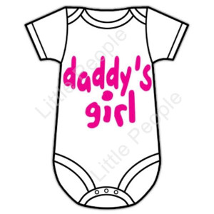 Size 0 Daddy's Girl 6-12mths Baby Grow Suit