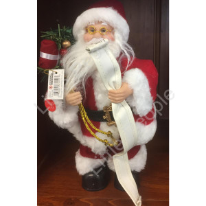 Roman 12"Motion Santa Brand new sings Jingle bells and dances retired