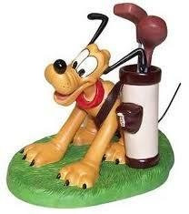 Wdcc Pluto "A Golfer's Best Friend" From Canine Caddy #11k 413140 RARE