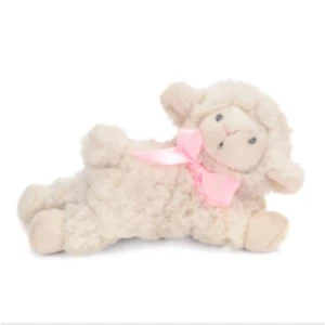 Plush Nat And Jules Pink Lamb Rattle Gift Idea soft Cuddly