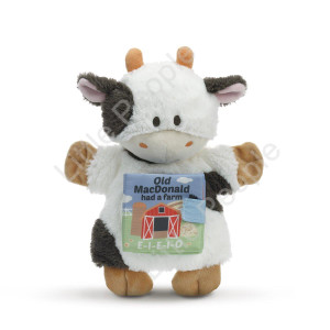 Plush Nat and Jules Plush THIS LITTLE Teddy Cow BOOK Fabric Plush Nat and Jules Plush THIS LITTLE Teddy Cow BOOK Fabric
