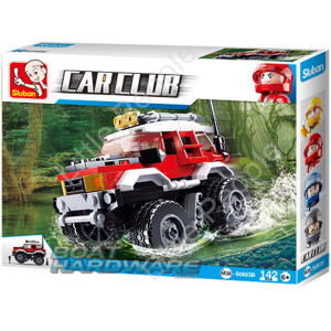 Sluban Compatible Building Blocks CAR CLUB Red Offroad