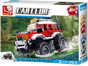 Sluban Compatible Building Blocks CAR CLUB Red Offroad
