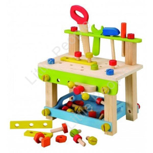 EverEarth My First Large Workbench Kids Pretend Play Eco-Friendly