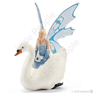 Schleich 70518 Bayala Larinya Fairy Elf With Cygnet & Swan - Retired