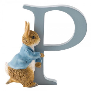 Peter Rabbit Letters - Letter "P" with  Peter Rabbit
