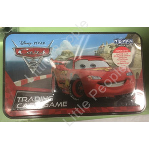 Disney Cars 2 Trading Cards Toy Game Tin Boosters