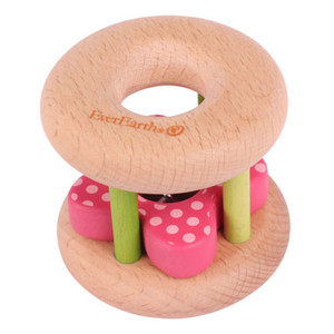 EverEarth Flower Rattle Kids Pretend Play Eco-Friendly