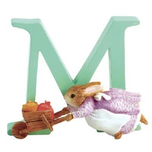 Peter Rabbit Letters - Letter "M" with Cecily Parsley
