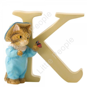 Peter Rabbit Letters - Letter "K" with Tom Kitten