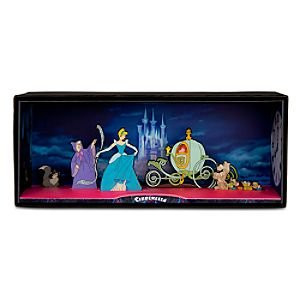 Cinderella Tiny Kingdom 5-piece boxed set of flat figures Rare Retired