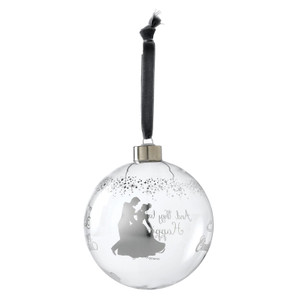 Disney Enchanting Bridal Cinderella Wedding Bauble Ornament