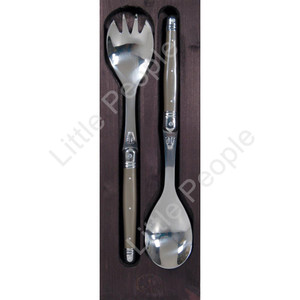 Laguiole Jean Dubost Laguiole 2pc Salad Servers St Louis Pepper