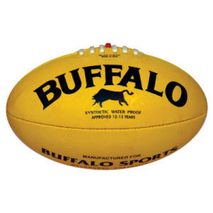Buffalo Sports Soft Touch Pvc Full Size 26cm L Yellow Aussie Rules Football