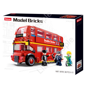 Sluban Compatible Building Blocks Bicks Set - Sluban LONDON BUS 394 PCS
