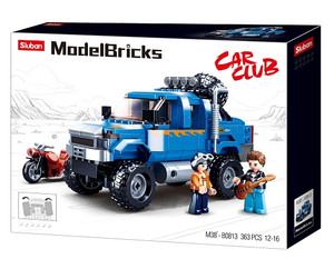 Sluban Compatible Building Blocks 4WD BLUE B0813 last ones