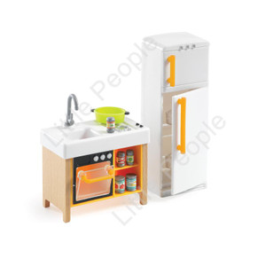 Djeco Modern Doll House Furniture Set - The Compact Kitchen Djeco Modern Doll House Furniture Set - The Compact Kitchen