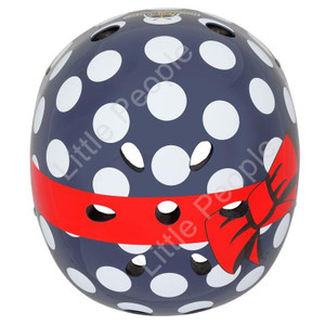 Mini Hornit Kids Bicycle Helmet Polka Dot Medium LED: 53-58cm LED