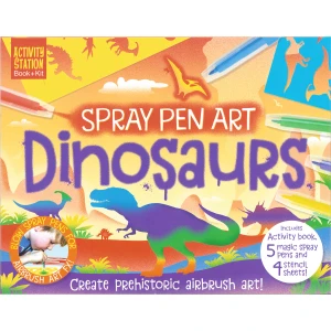 Dinosaurs Spray Pen Art