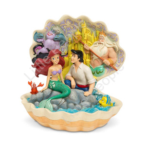 Jim Shore Disney Traditions - The Little Mermaid in Shell Scene Scenario
