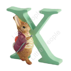 Peter Rabbit Letters - Letter "X" with Oldwith Benjamin Bunny