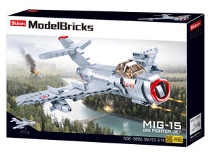 Sluban Compatible - MB MIG-15 FIGHTER 583 PCS