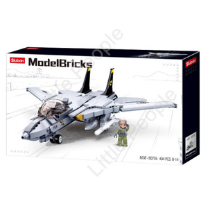 Sluban Compatible Building Blocks MODEL BRICKS F14 FIGHTER 404 PCS