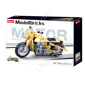 Sluban Compatible Building Blocks MB R75 MOTORCYCLE 223 PCS C36