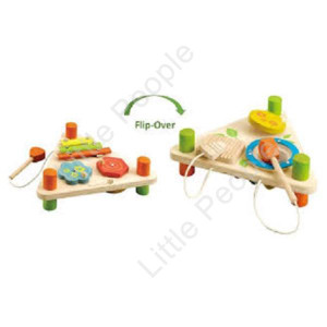 EverEarth Flip Over Triangle Musical Set Kids Pretend Play Eco-Friendly
