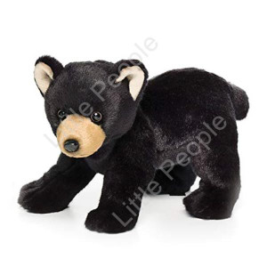 Nat and Jules Sitting Large Black Bear plush