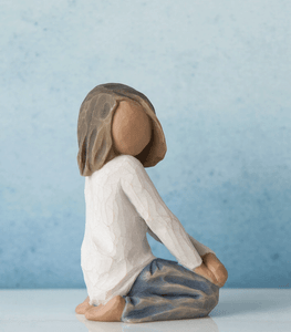 Willow Tree - Figurine joyful Child (dark hair and skintones) Collectable Gift