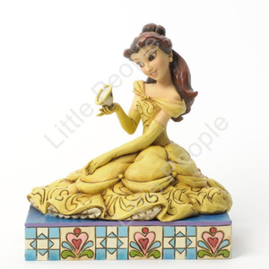 Jim Shore  Curious And Kind-Belle With Chip Figurine
