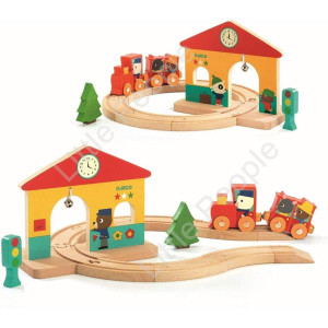 Djeco Wooden Mini Train Set by Djeco DJ06389