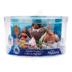 Disney Moana Figure Play Set 5 piece playset new Genuine rare retired