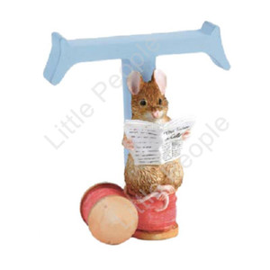 Peter Rabbit Letters - Letter "T" with Gloucester