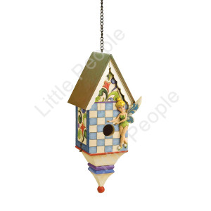 Jim Shore Tinker Bell Garden Birdhouse Figurine Disney Traditions Rare