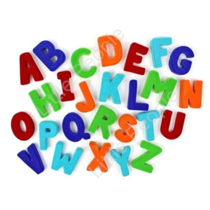 Rubbabu Upper Case Alphabet Letters Set Infant Pretend Play