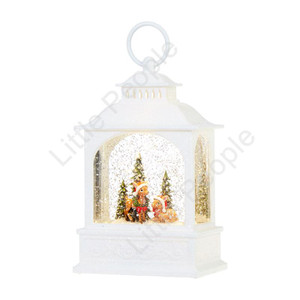 Raz 8.5 " DEER LIGHTED WATER LANTERN