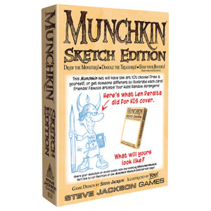 Munchkin Sketch Edition - NEW Board Game