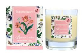 Scented Candle Portmeirion Botanic Garden Glass Candle - Pink Parrot Tulip