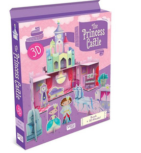 Sassi 3D Princess Castle and Book