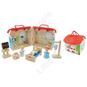Toyslink Wooden Hospital Play Set New Play Set