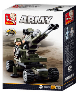  SLUBAN B0587E ARMY ARTILLERY 95 PCS C72