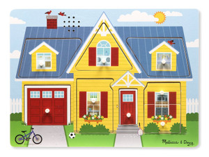 Melissa & Doug - Around the House Sound Puzzle - 8pc