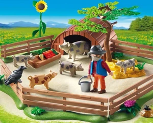 PLAYMOBIL Pig Pen Playset 5122