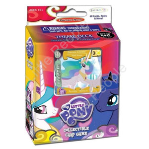 My Little Pony CCG Canterlot Nights THEME DECK- Princess Celestia & Rarity