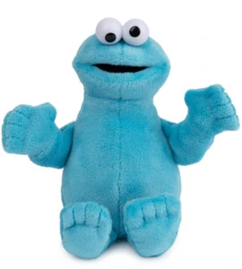 SESAME STREET BEANBAG Cookie Monster 16cm.