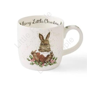 Royal Worcester Wrendale Designs - Merry Little Christmas Mug