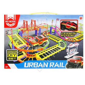 Urban Rail Urban City Gas Station Track Set