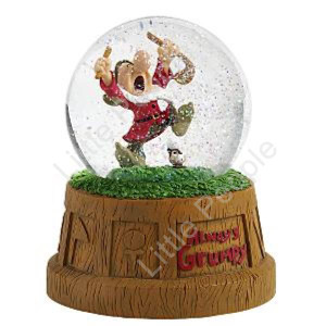 Disney Seven Dwarfs Grumpy Musical Golf Snowglobe